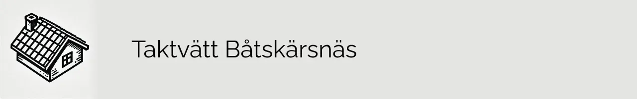 Taktvätt Båtskärsnäs