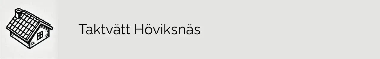 Taktvätt Höviksnäs